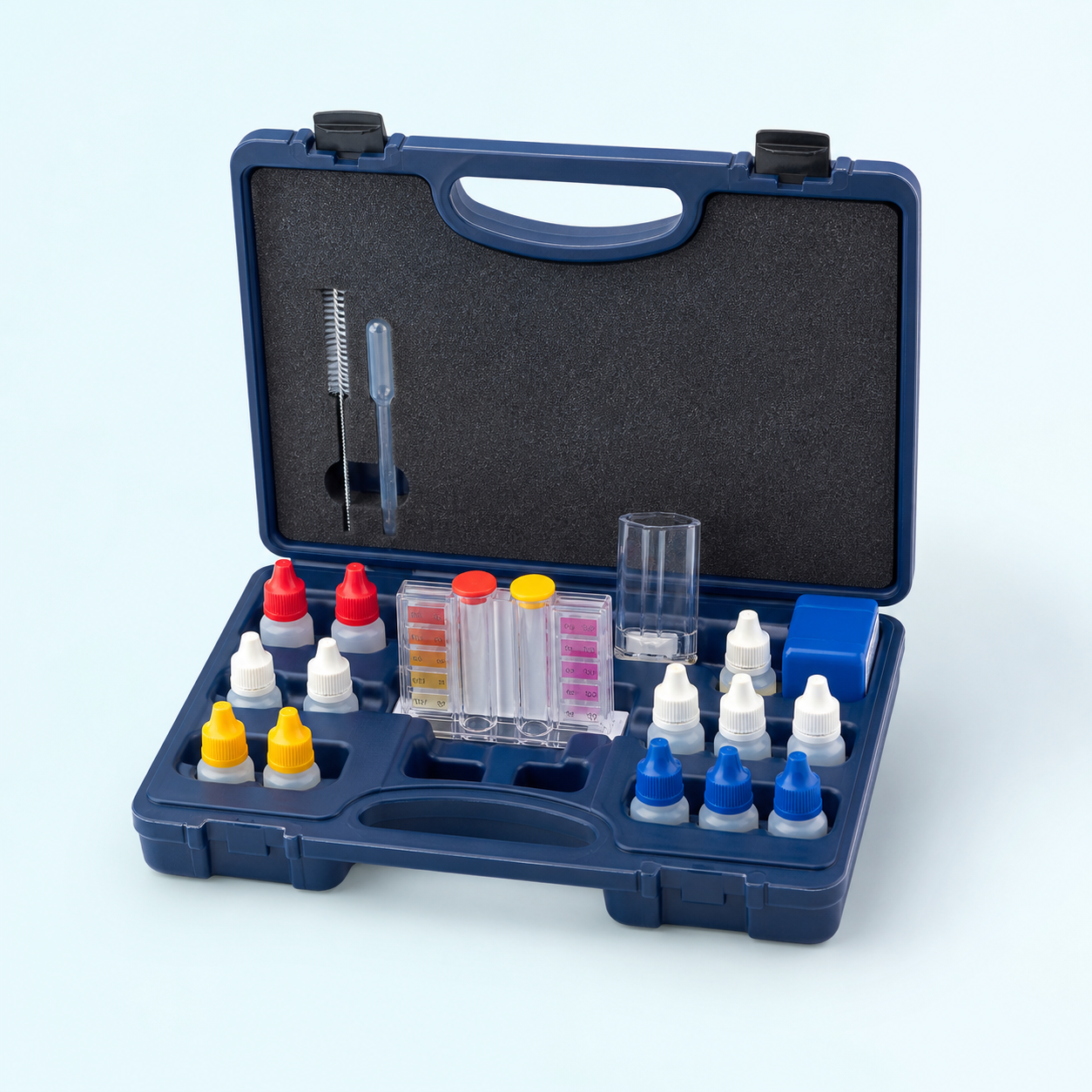 Professional drop-based swimming pool water test kit